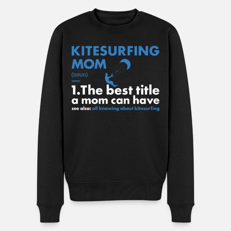 Sport Maman Kitesurf - Pull Premium bio Homme - noir