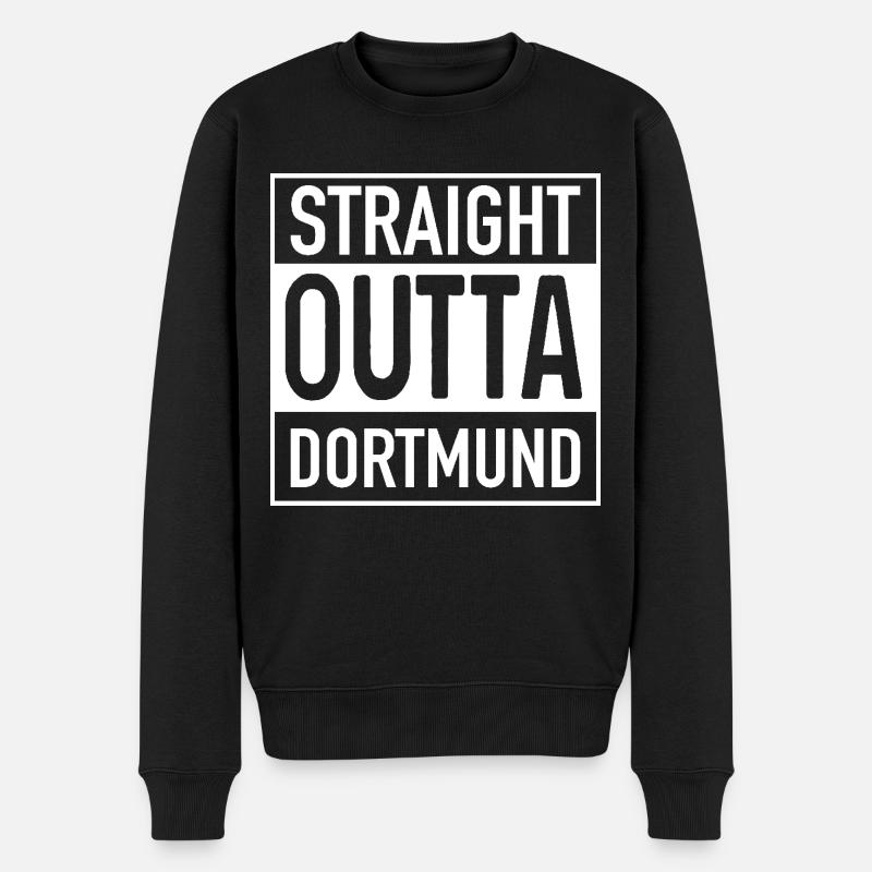 Tout droit OUTTA DORTMUND - Pull Premium bio Homme - noir