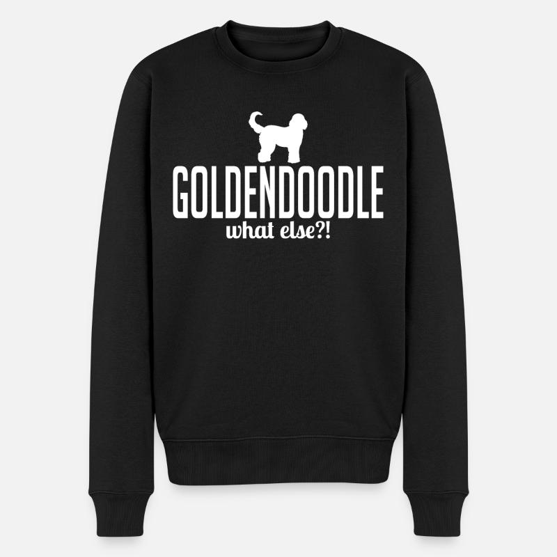 Goldendoodle what else Hundespruch Hunde Wilsigns - Männer Premium Bio Pullover - Schwarz