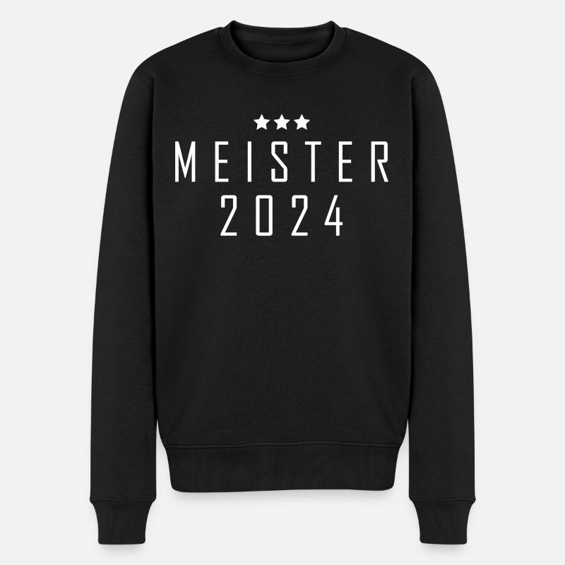 Meister 2024 Aufstiegstrikot - Männer Premium Bio Pullover - Schwarz