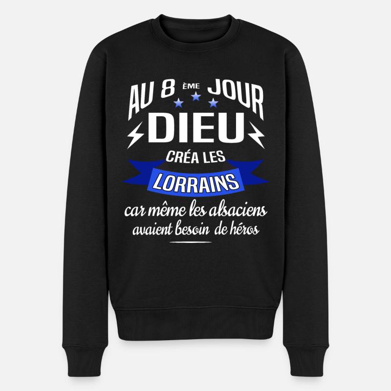 lorrain - Pull Premium bio Homme - noir