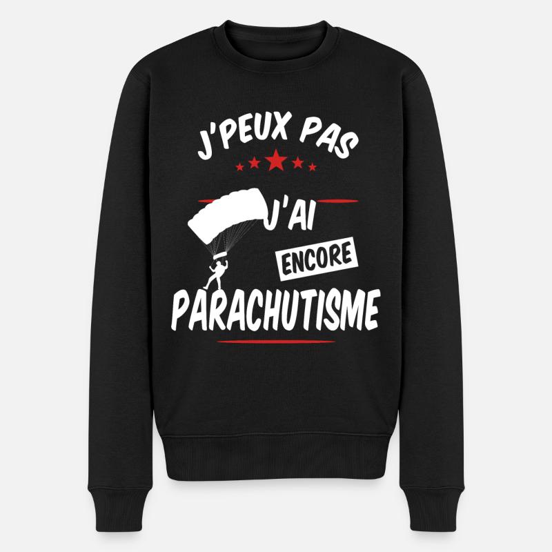 Parachutisme - Pull Premium bio Homme - noir