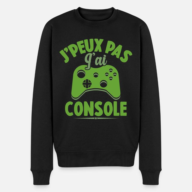 Je Peux Pas J'ai Console Cadeau Gamer - Pull Premium bio Homme - noir
