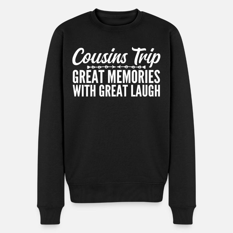 Cousin Trip 2025 - Pull Premium bio Homme - noir