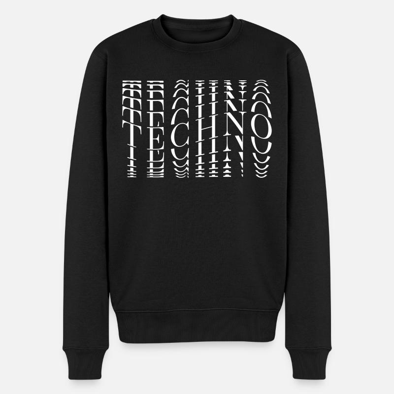 Techno - Pull Premium bio Homme - noir