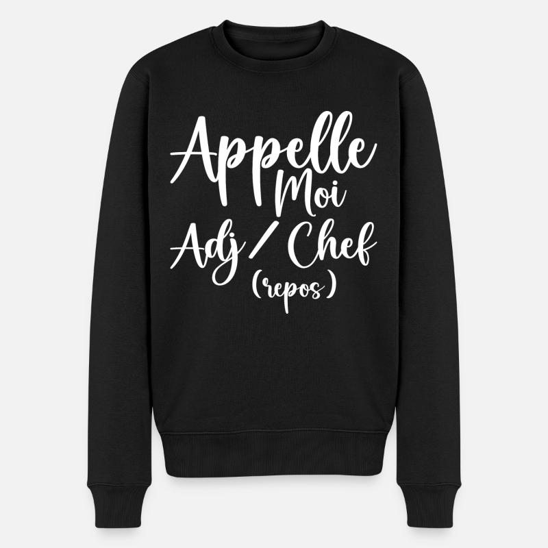 Appelle Moi Adjudant Chef - Pull Premium bio Homme - noir