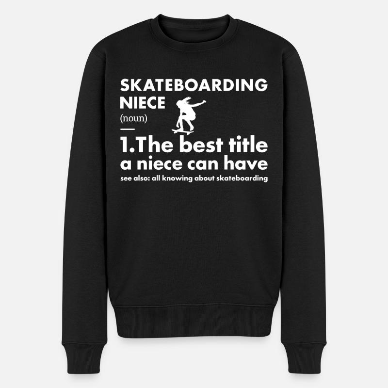 Sport Nièce Skateboard - Pull Premium bio Homme - noir