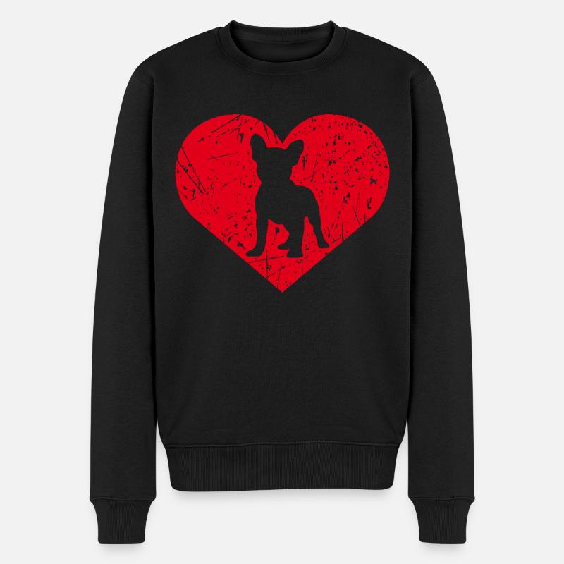 Bouledogue français - Pull Premium bio Homme - noir
