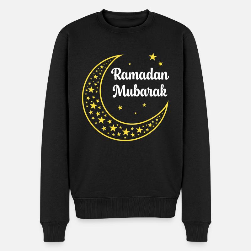 Ramadan Moubarak - Pull Premium bio Homme - noir