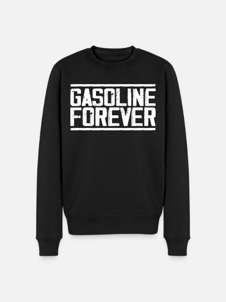 Gasoline Forever - Men's Premium Organic Jumper - black