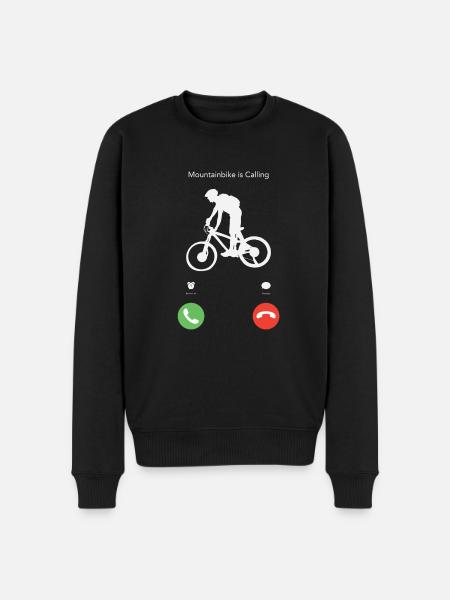 My mountain calls - Men's Premium Organic Jumper - black