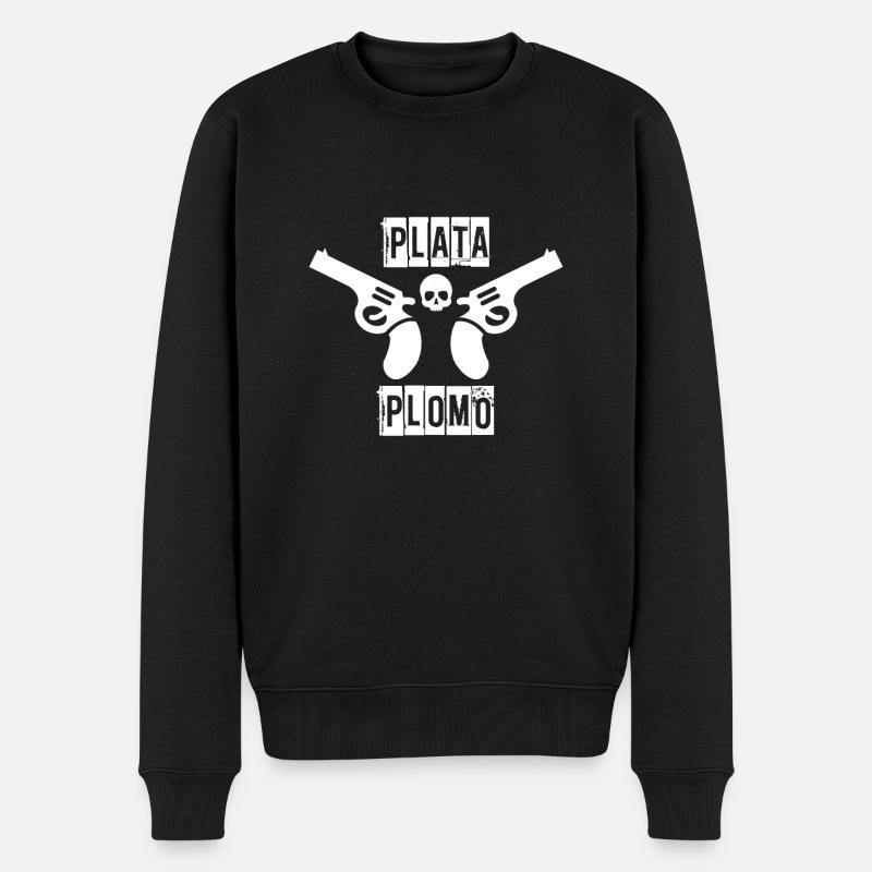 Escobar - Pull Premium bio Homme - noir