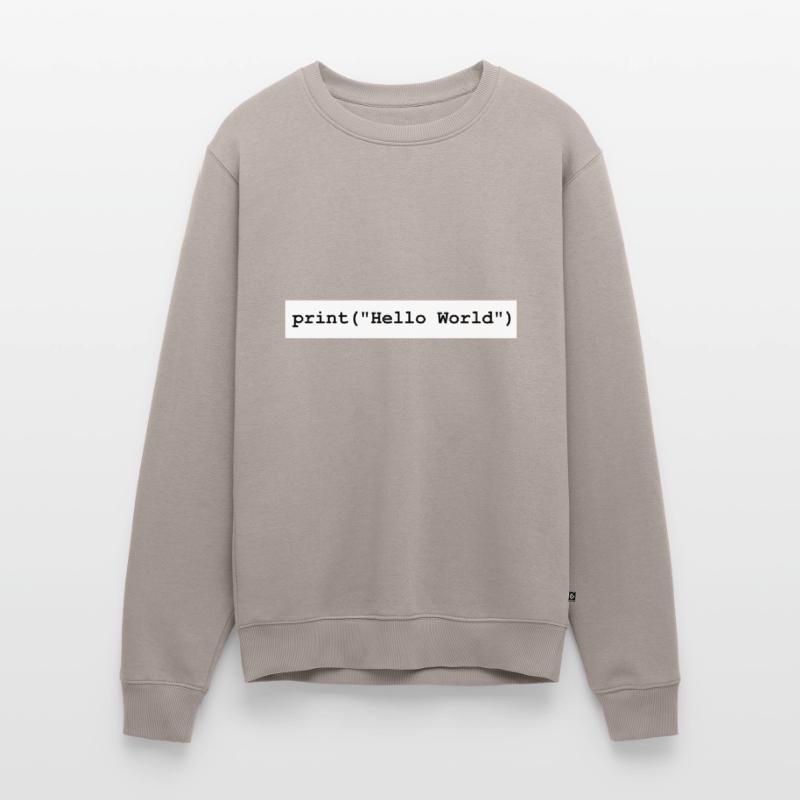Cadeau du programme de développement Hello World Python Pull Premium bio Homme
