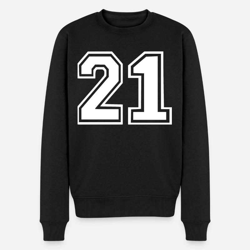 21 - Pull Premium bio Homme - noir