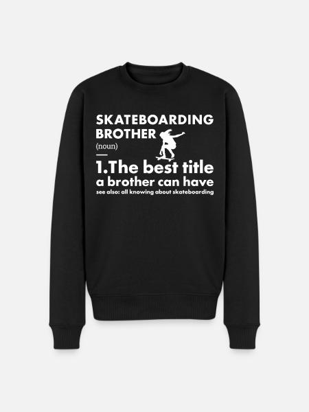 Sport Brother Skateboarding - Men's Premium Organic Jumper - black