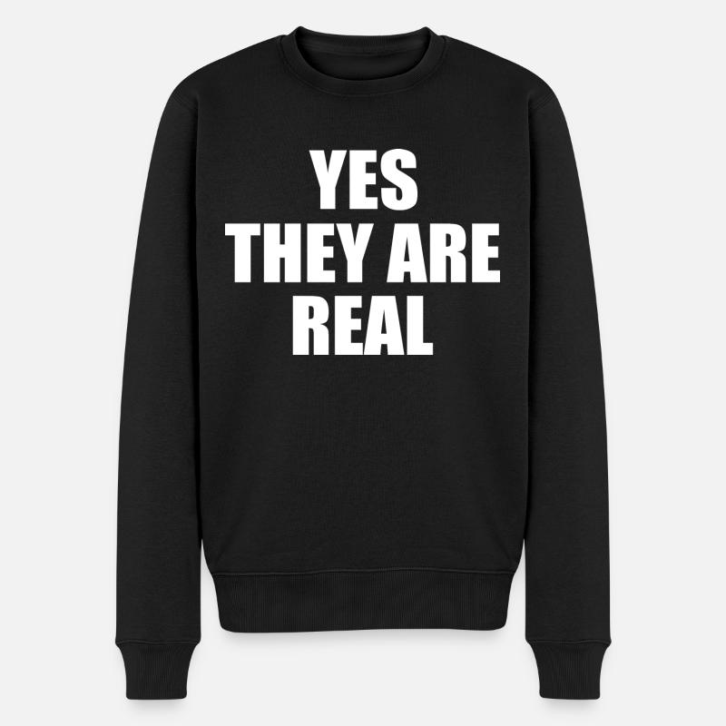 yes they are real - Pull Premium bio Homme - noir