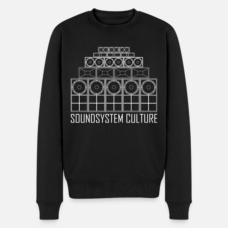 Culture du système sonore - Pull Premium bio Homme - noir