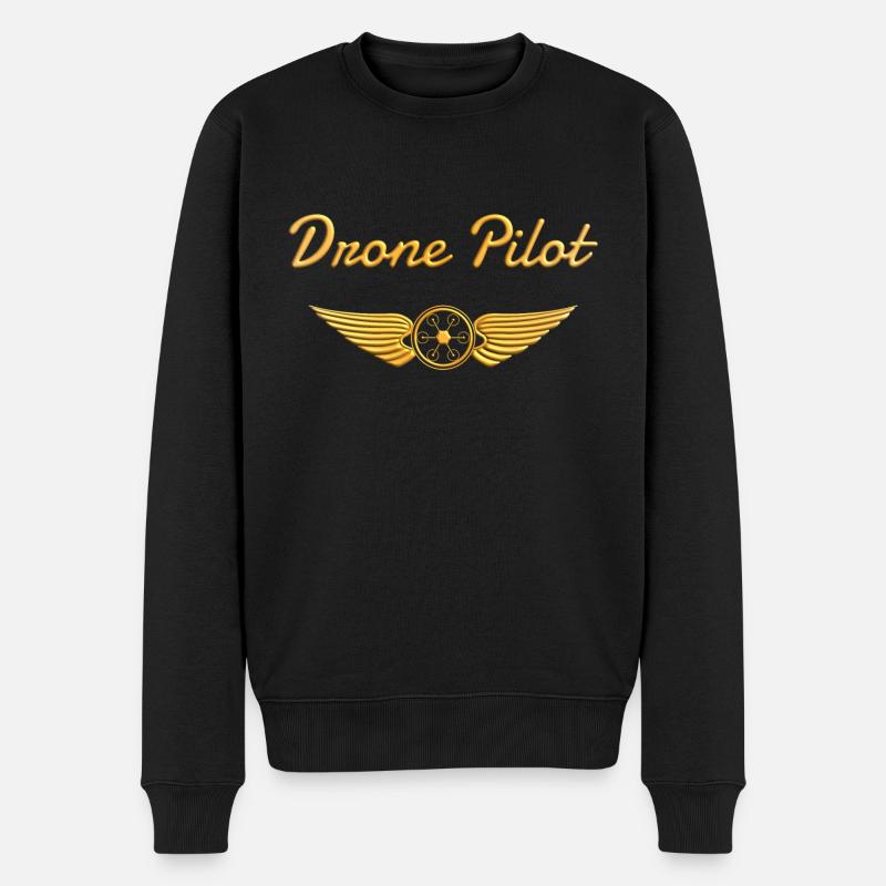 Pilote de drone Drone volant - Pull Premium bio Homme - noir
