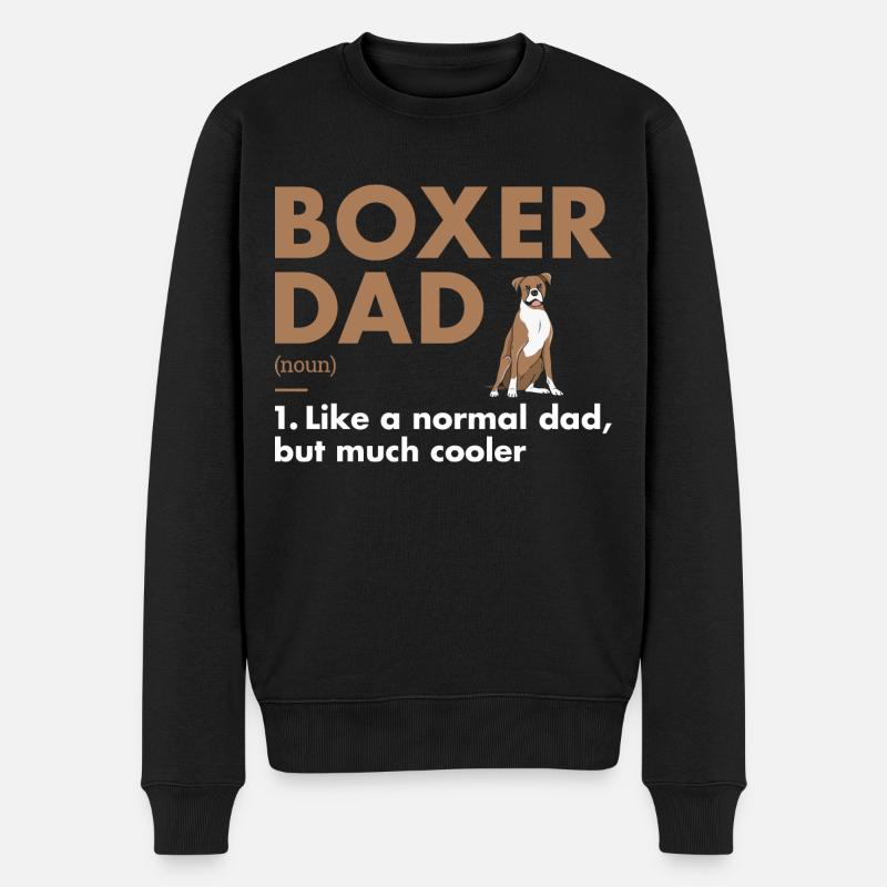 Boxer Dad Définition - Pull Premium bio Homme - noir