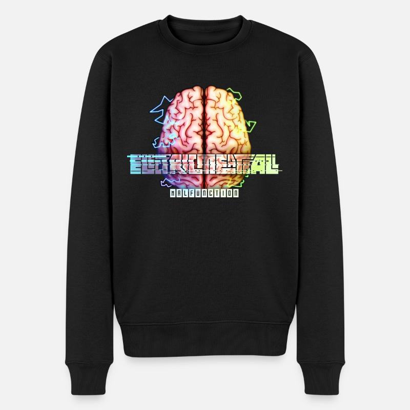 Electric Meatball Malfunction (Hirnstörung) - Männer Premium Bio Pullover - Schwarz