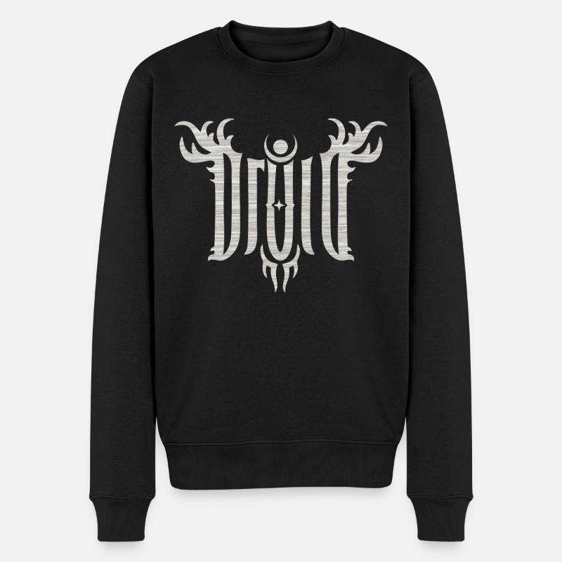 Druide - Pull Premium bio Homme - noir