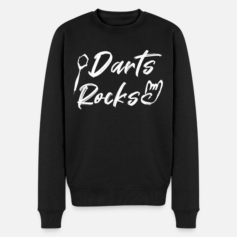 Rochers de fléchettes - Pull Premium bio Homme - noir