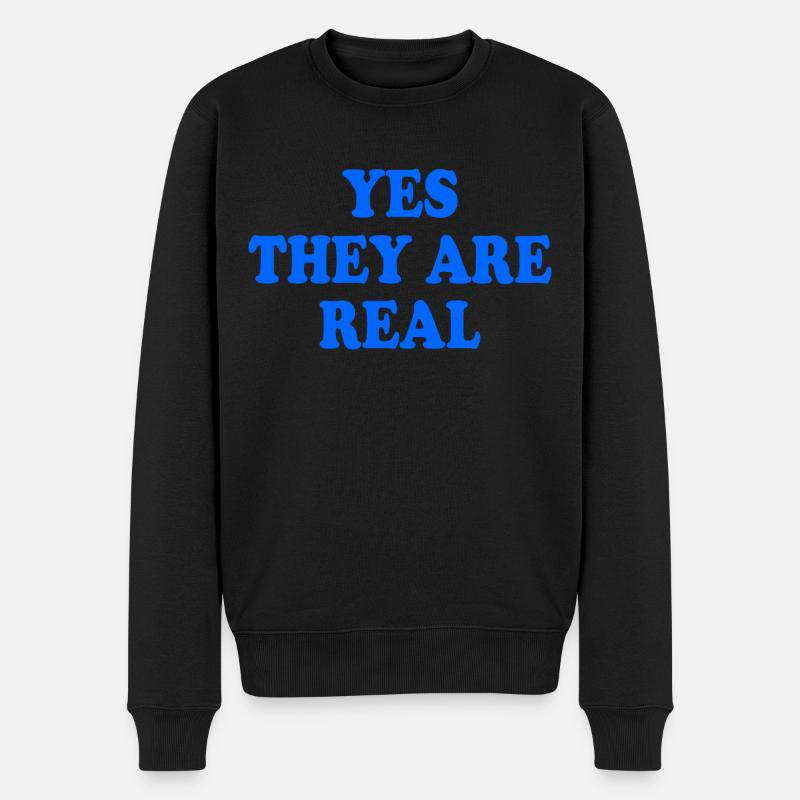 yes they are real - Pull Premium bio Homme - noir