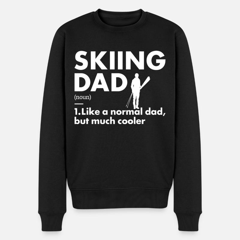 Sport Papa Ski - Pull Premium bio Homme - noir