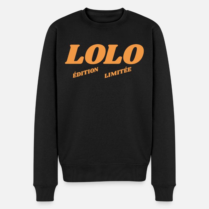 Lolo - édition limitée - Pull Premium bio Homme - noir