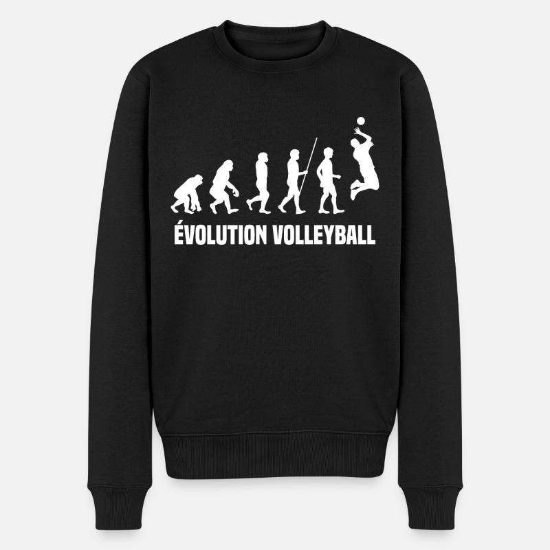 Évolution Volleyball - Pull Premium bio Homme - noir