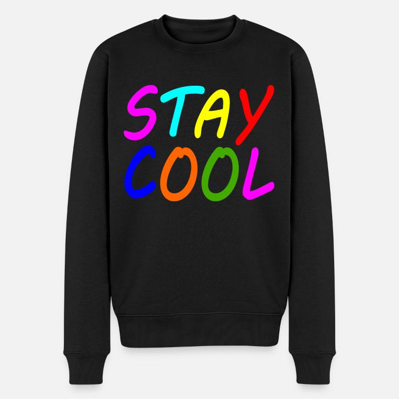 Stay cool - Pull Premium bio Homme - noir