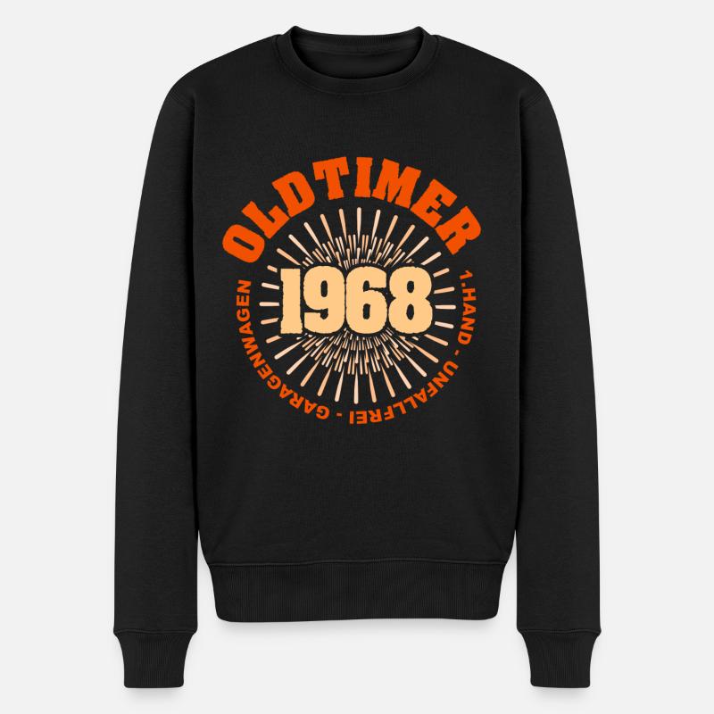 Année 1968 - Pull Premium bio Homme - noir