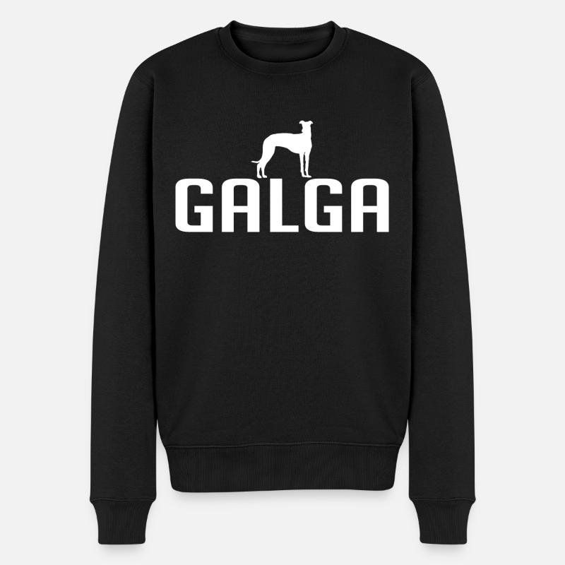 Galga Hunderasse Galgo Espanol Hunde Wilsigns - Männer Premium Bio Pullover - Schwarz