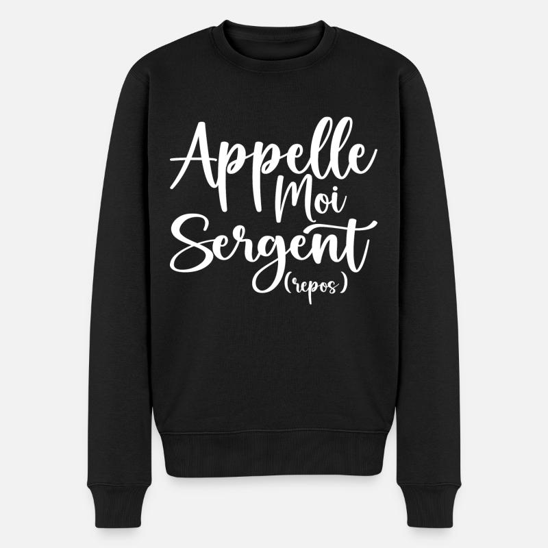 Appelle Moi Sergent Repos - Pull Premium bio Homme - noir