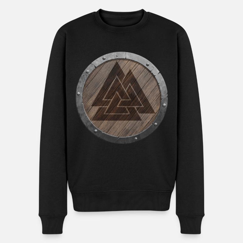 Valknut symbole viking - Pull Premium bio Homme - noir