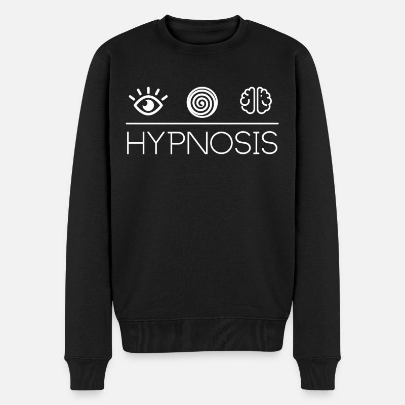 Hypnosis Hypnose - Männer Premium Bio Pullover - Schwarz