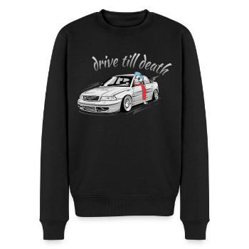 S4 B5 Limousine drive till death - Männer Premium Bio Pullover - Schwarz - Vorne - Nico (187cm)