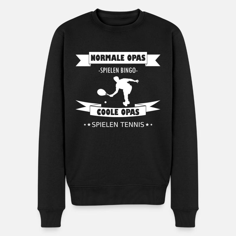 Tennis papy disant cadeau - Pull Premium bio Homme - noir
