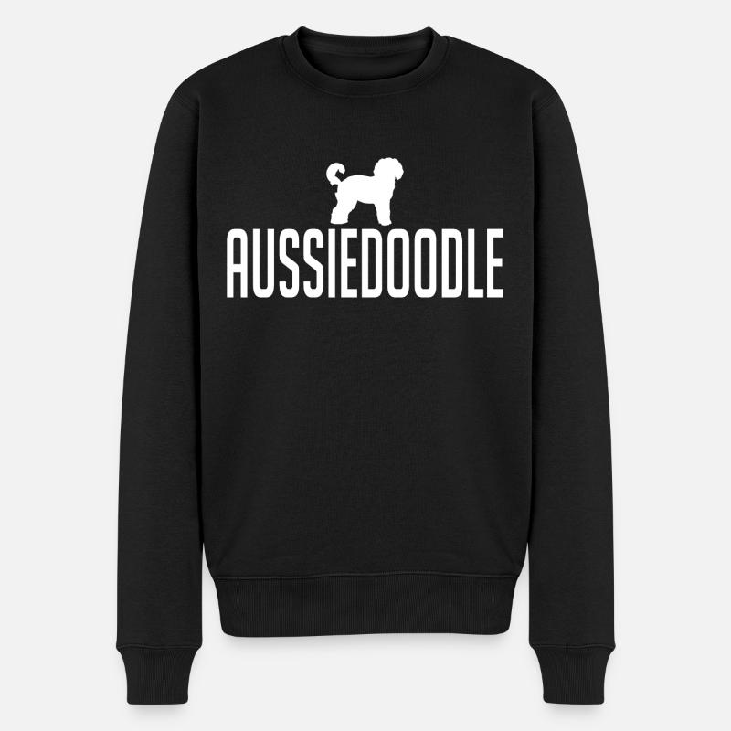 Aussiedoodle Hunderasse Hunde Wilsigns - Männer Premium Bio Pullover - Schwarz