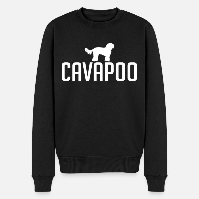 Cavapoo Dog breeds Dogs Wilsigns - Men's Premium Organic Jumper - black