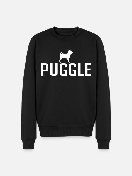 Puggle Hunderasse Hunde Wilsigns - Männer Premium Bio Pullover - Schwarz