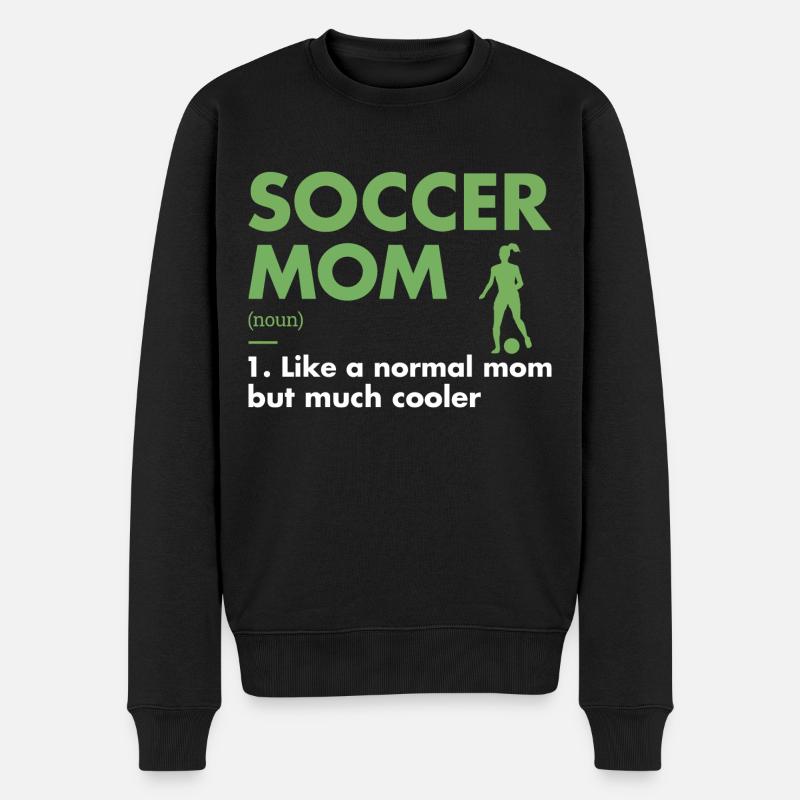 Sport Maman Définition Soccer - Pull Premium bio Homme - noir
