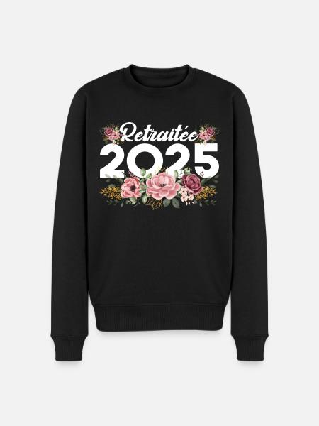 Retraitée 2025 - Pull Premium bio Homme - noir