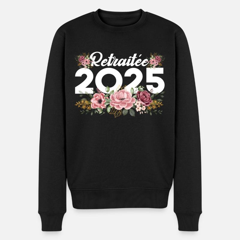 Retraitée 2025 - Pull Premium bio Homme - noir