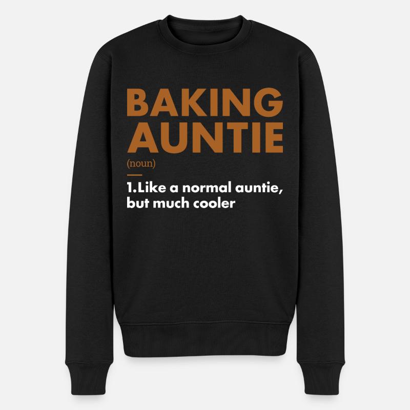 Baker Auntie Définition Cuisson - Pull Premium bio Homme - noir