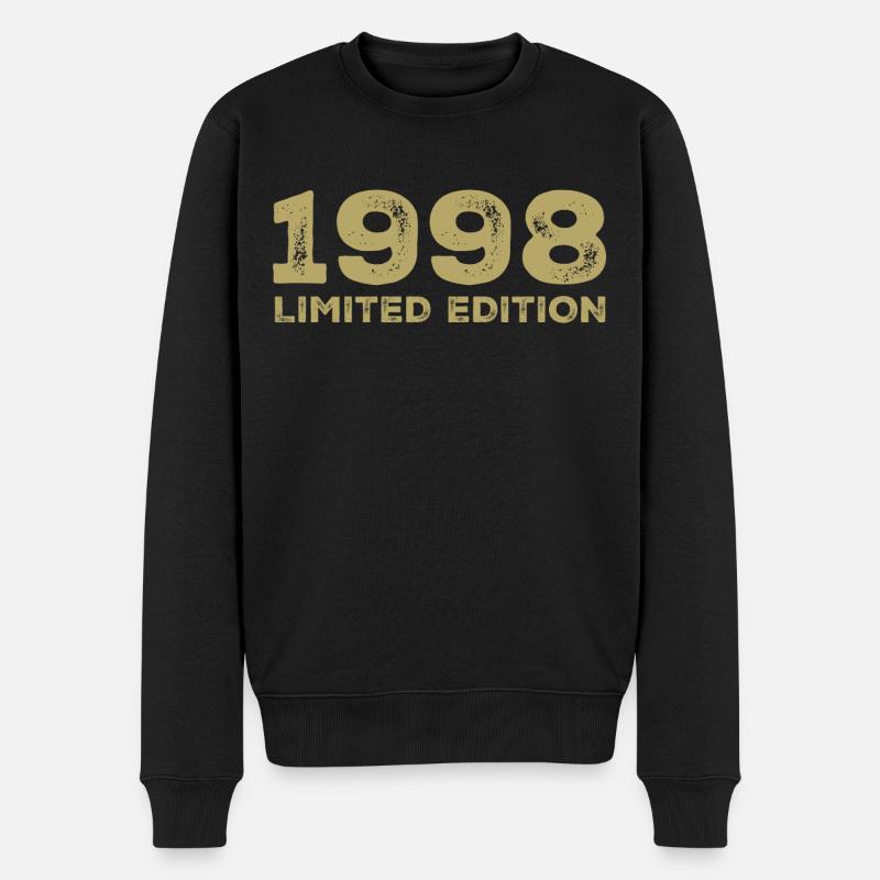 Geburtstagsgeschenk Jahrgang 1998 Jahrgang 1998 - Männer Premium Bio Pullover - Schwarz
