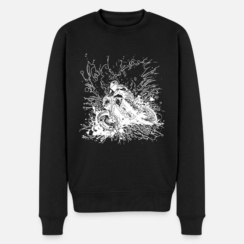 Style Racing Moto Splash - Pull Premium bio Homme - noir