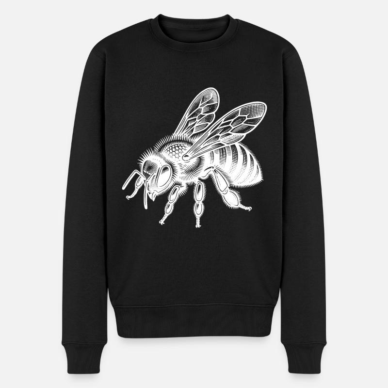 Douce petite abeille - Pull Premium bio Homme - noir