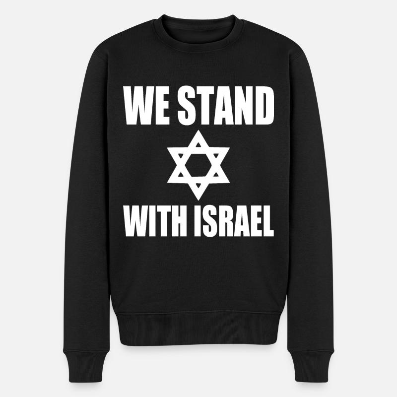 We stand with israel - Pull Premium bio Homme - noir