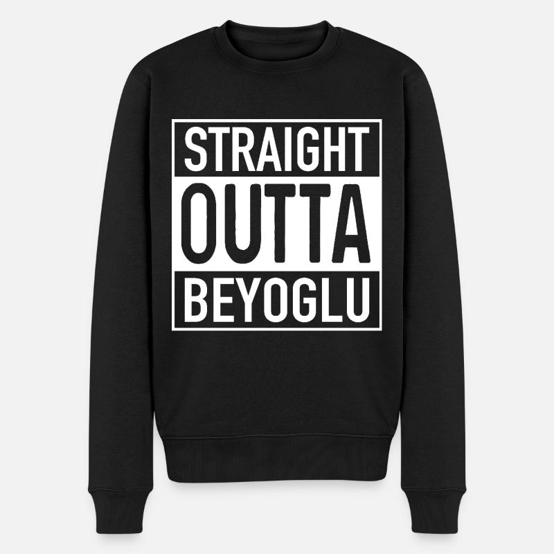 Tout droit OUTTA BEYOGLU - Pull Premium bio Homme - noir